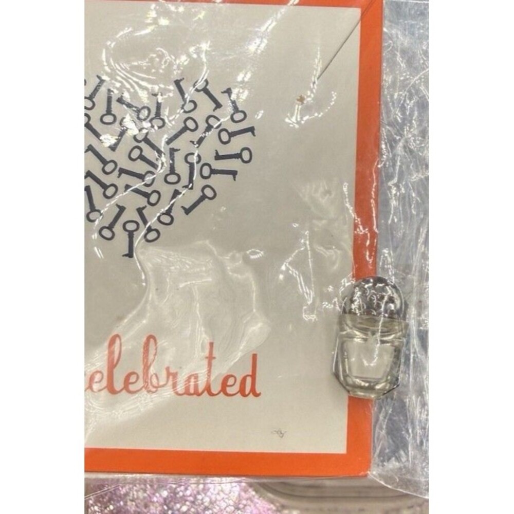 Keep Collective Silver Pave Milk and Cookie Holiday Winter NWT